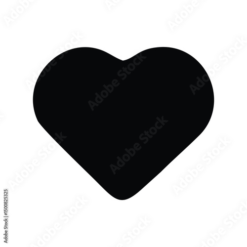 Wishlist icon vector. Heart bookmark, favorites symbol, save for later collection for ecommerce, shopping apps, or website UI