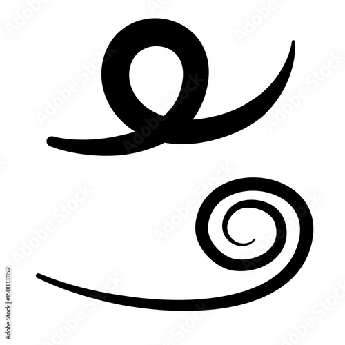 Smoke steam icon vector logo set. Smoke smell, steam aroma heat icon illustration. Hot vapor fire doodle line logo. Hit stink, coffee, fragrance flame elements. Vector illustration.
