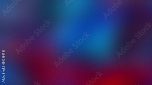 Abstract blue red blurred background. Loop animation
