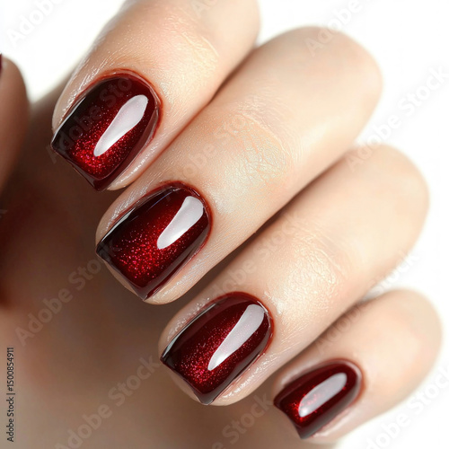 manicure isolated