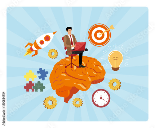 Creative Business Strategy with Innovation and Productivity.