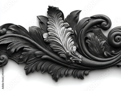 A decorative lariat border design for graphics or logos