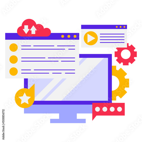 Web Development Illustration