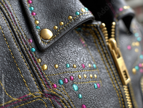 Leather Hyde: Close-up of a...