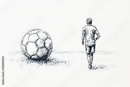 soccer sketch