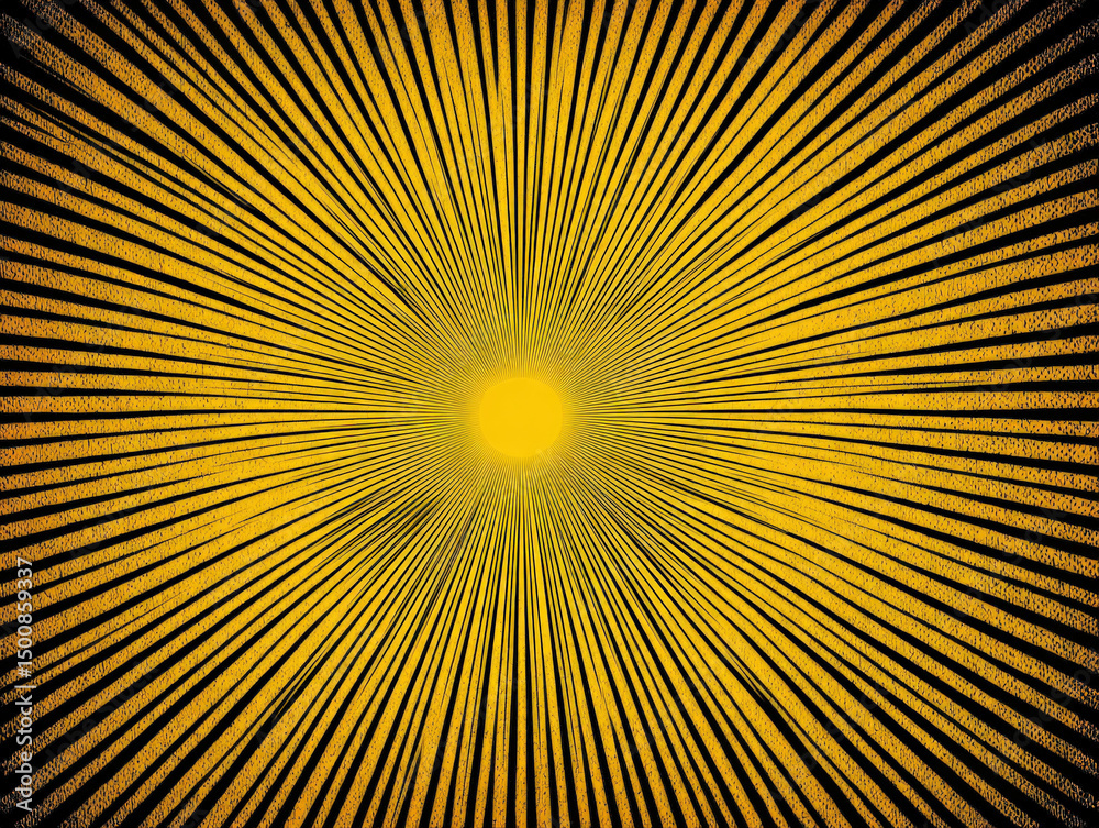Fototapeta premium Yellow Sun Background