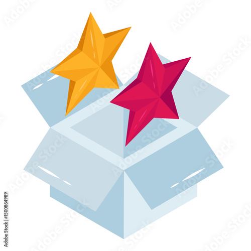 Modern design icon of favorite parcel 