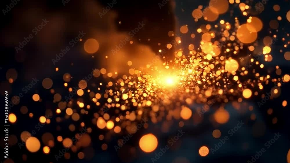 A Background of Golden Dreams