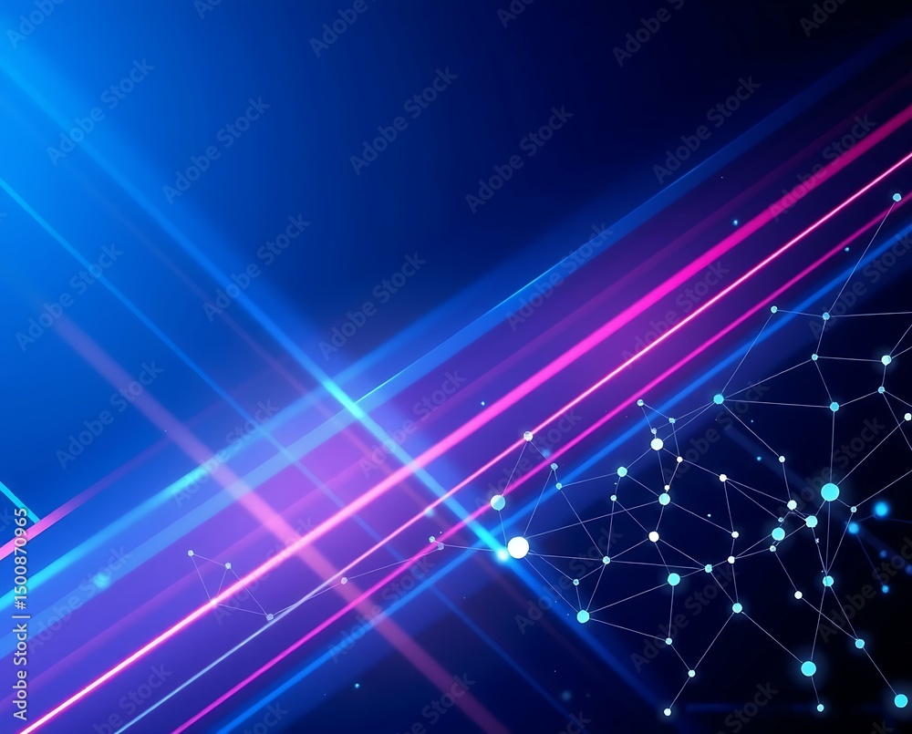 Futuristic Abstract Vector Blue Technology Background with Glowing Lines, Digital Mesh, and Connected Nodes Representing AI, Data Networks, and Virtual Communication Systems. background Futuristic Abstract Vector Blue Technology Background with Glowing Lines, Digital Mesh, and Connected Nodes Representing AI, Data Networks, and Virtual Communication Systems. background