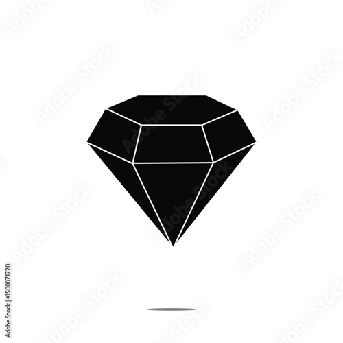 Diamond icon set. simple diamond line icon set. vector illustration EPS 10. Diamond icon for web and mobile app  . Vector Illustration . 