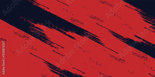 Black and red abstract grunge background with halftone style modern arts sport background abstract vector illustration