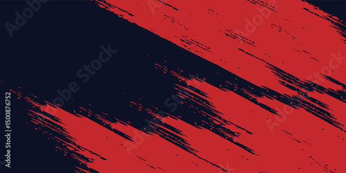 Black and red abstract grunge background with halftone style modern arts sport background abstract vector illustration
