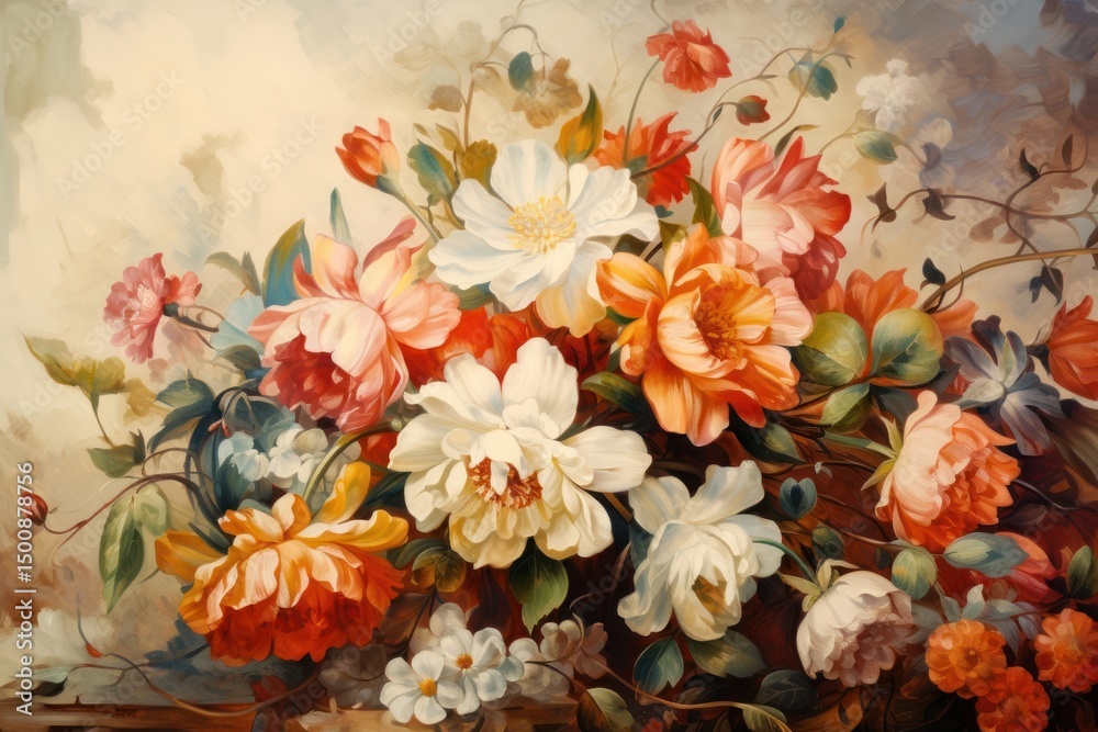 Flowers painting backgrounds plant. Flowers painting backgrounds plant.