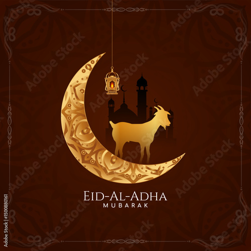 Islamic Eid al adha mubarak festival background