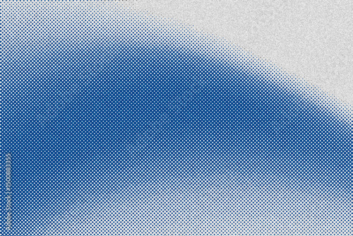 Abstract Duo Tone Blue and White Gradient Texture with Halftone Effect, Abstract Halftone Gradient Texture