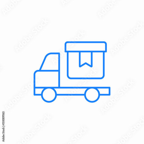 package shipment icon sign vector