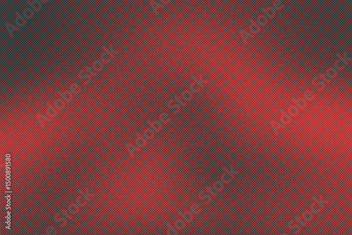 Abstract Red and Black Gradient Texture with Halftone Effect, Abstract Halftone Gradient Texture