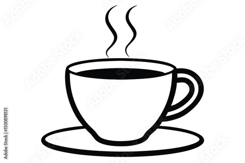 cup of coffee vector icon 