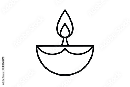 Diwali vector icon