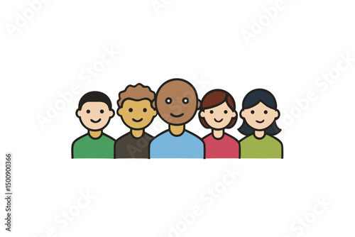 group of people vector icon