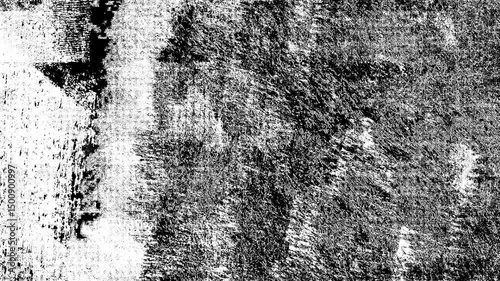 Film Damage Overlay With Rough Edge Burns