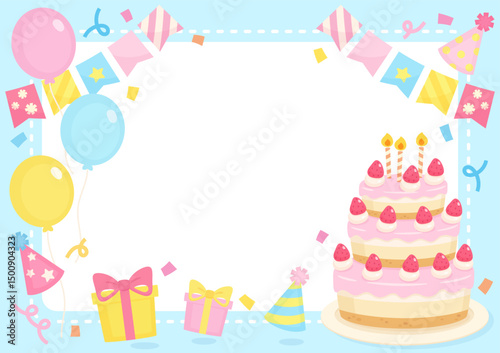 birthday party frame 2