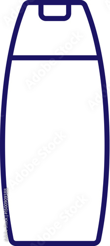 Cosmetic Bottle Outline Symbol for Graphic and Web Design, Apps, Adverts, Various Cards