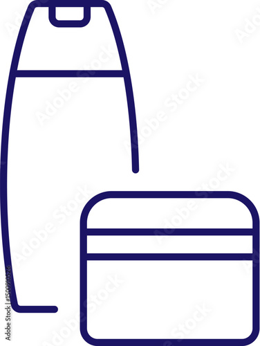 Cosmetic Bottle Icon for Graphics, Concept, Apps