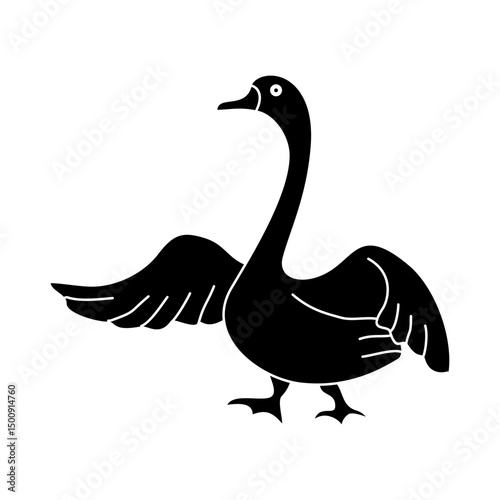 Goose Icon Glyph
