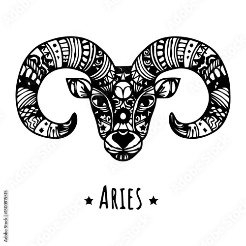 aries zodiac icon