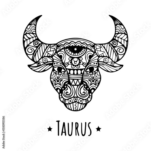 taurus zodiac icon