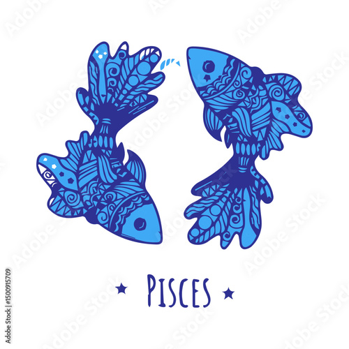 pisces zodiac icon