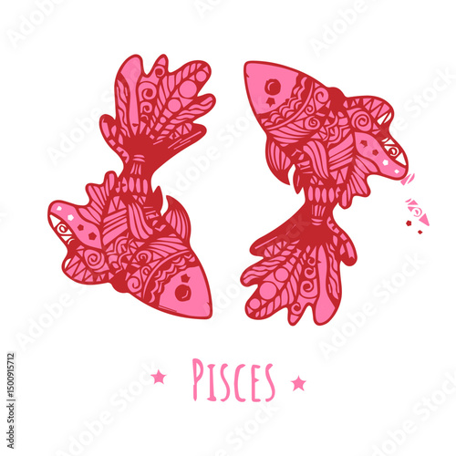 pisces zodiac icon