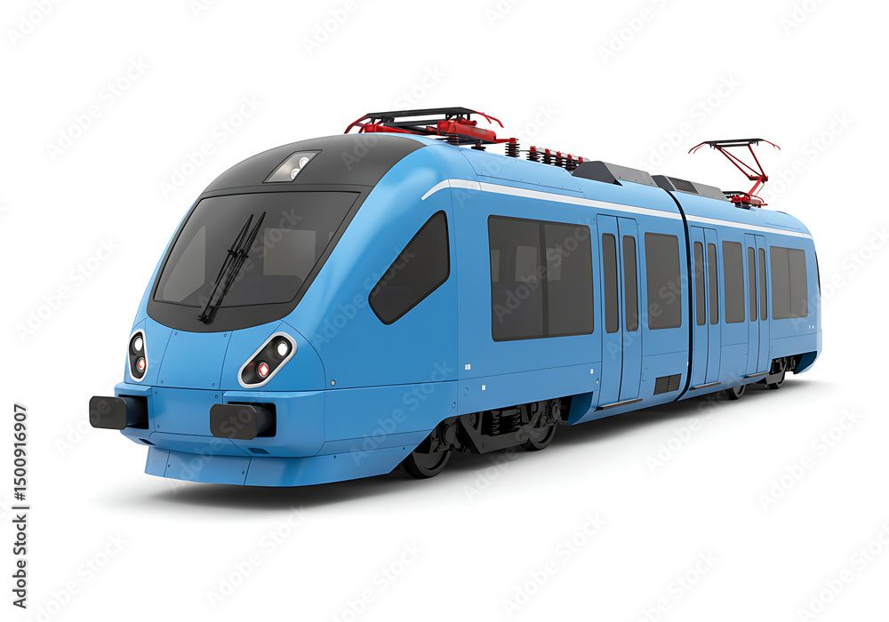 Naklejka premium Modern Electric Train Design