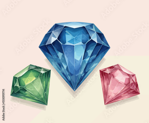 Luminous Gems in Elegant Arrangement