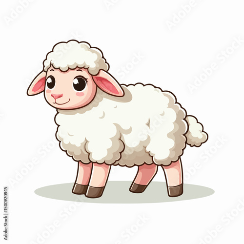 Vector Cartoon Sheep
