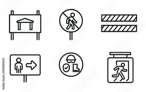 Essential safety and directional signs for effective public and workplace navigation