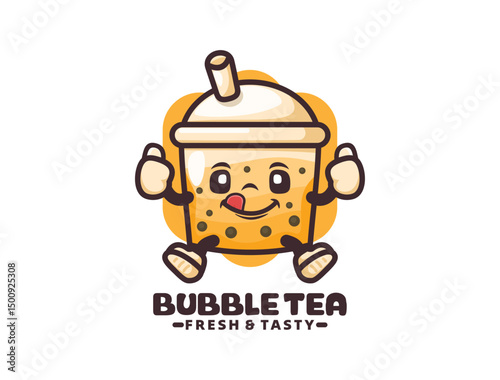 Donuts cartoon mascot vector illustration