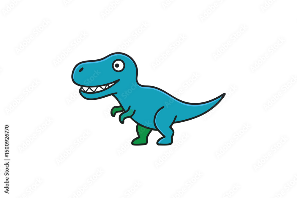 Fototapeta premium tyrannosaurus vector icon