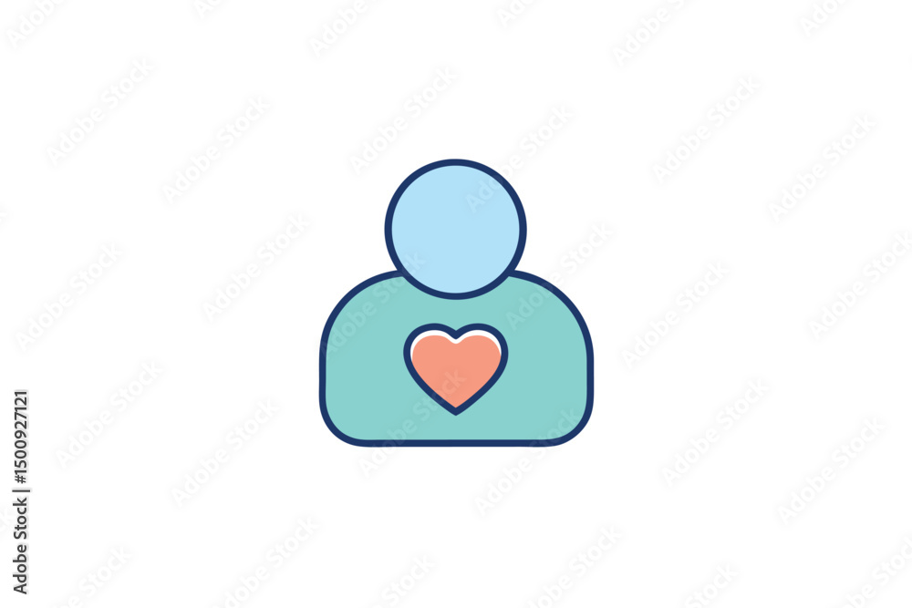 user icon on white background user icon on white background