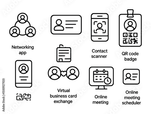 Digital networking and qr code solutions for business and communication
