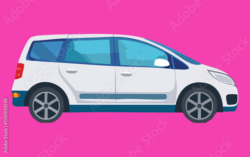 stylish white minivan for modern families