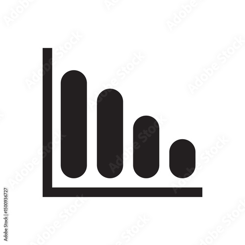 bar chart sign