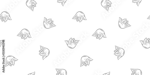Doodle dumplings pattern background. Dim sum seamless pattern background. dim sum doodle pattern background.