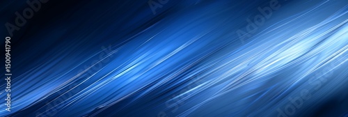 Futuristic blue light ray stripe speed motion vector background design for wallpaper and banner