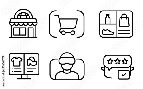 Online shopping elements for e commerce and customer experience design