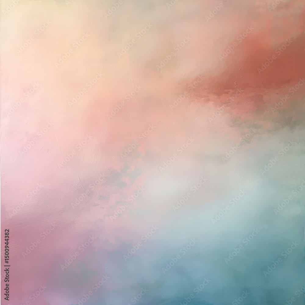 Fototapeta premium Soft Pastel Gradient with Subtle Texture and Dreamy Atmosphere