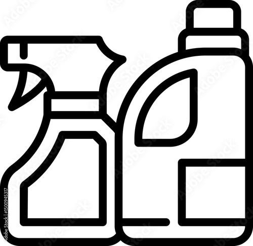 Cleaning spray icon