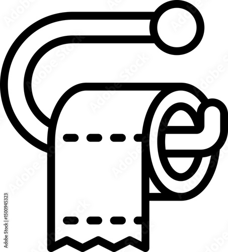 Toilet paper icon