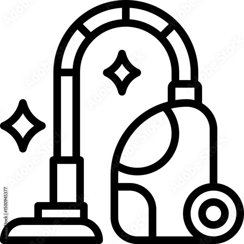Vacuum cleaner icon